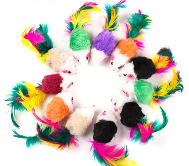 Interactive Feather Cat Toys