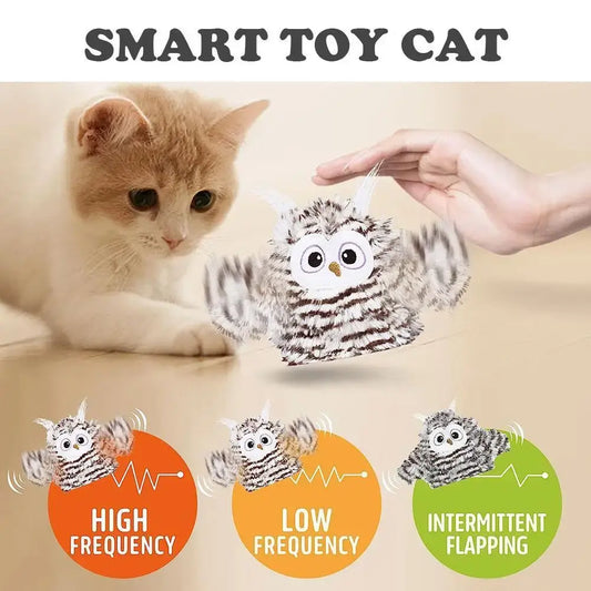 Smart Owl Cat Toys