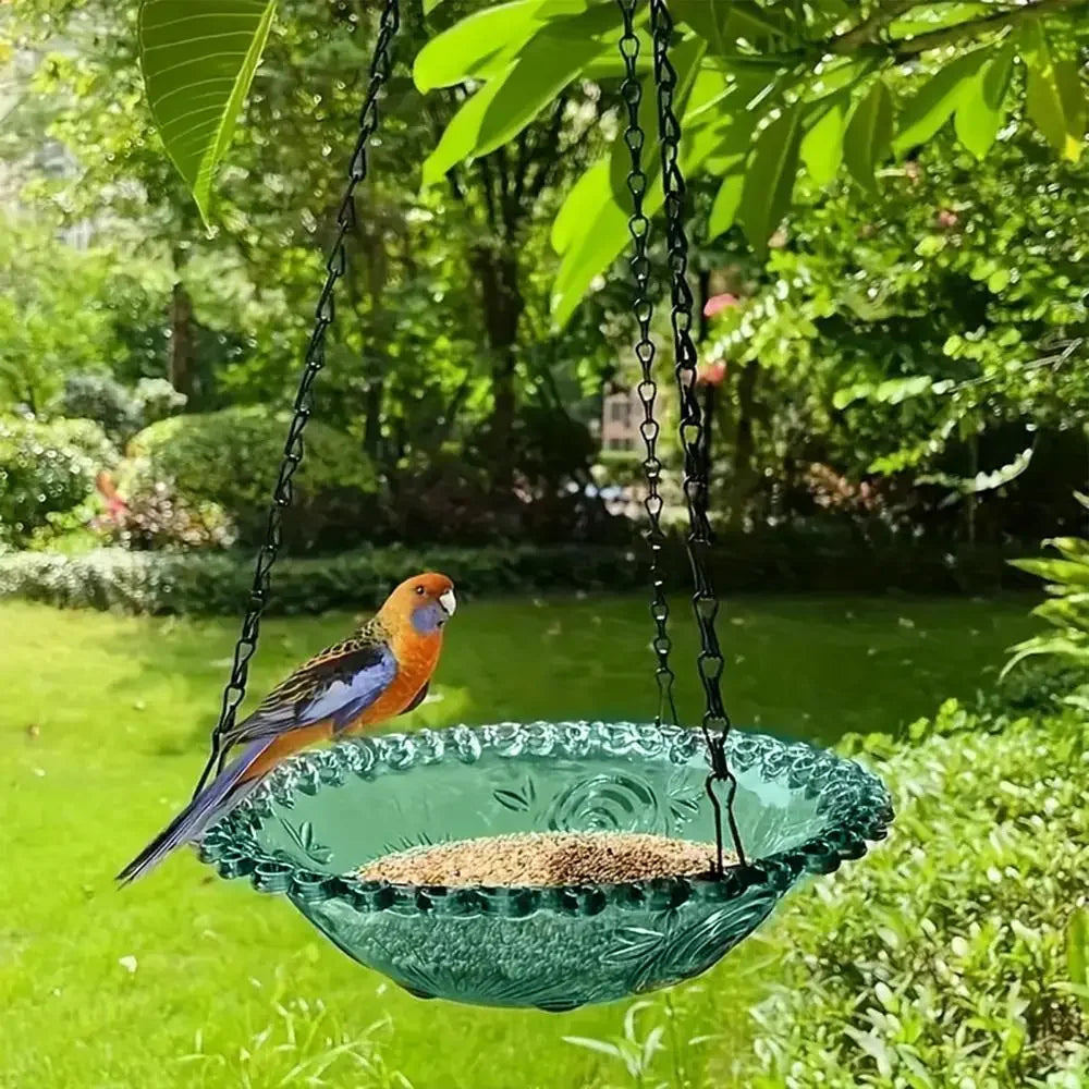 15-inch Hanging Parrot Bath Bowl