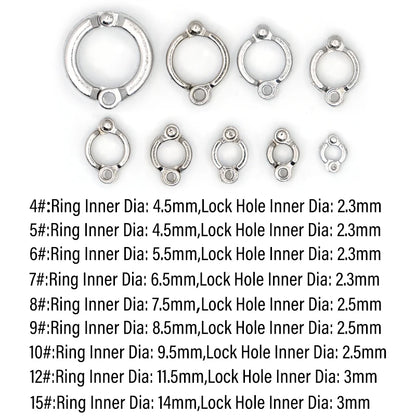 Adjustable Metal Parrot Foot Rings