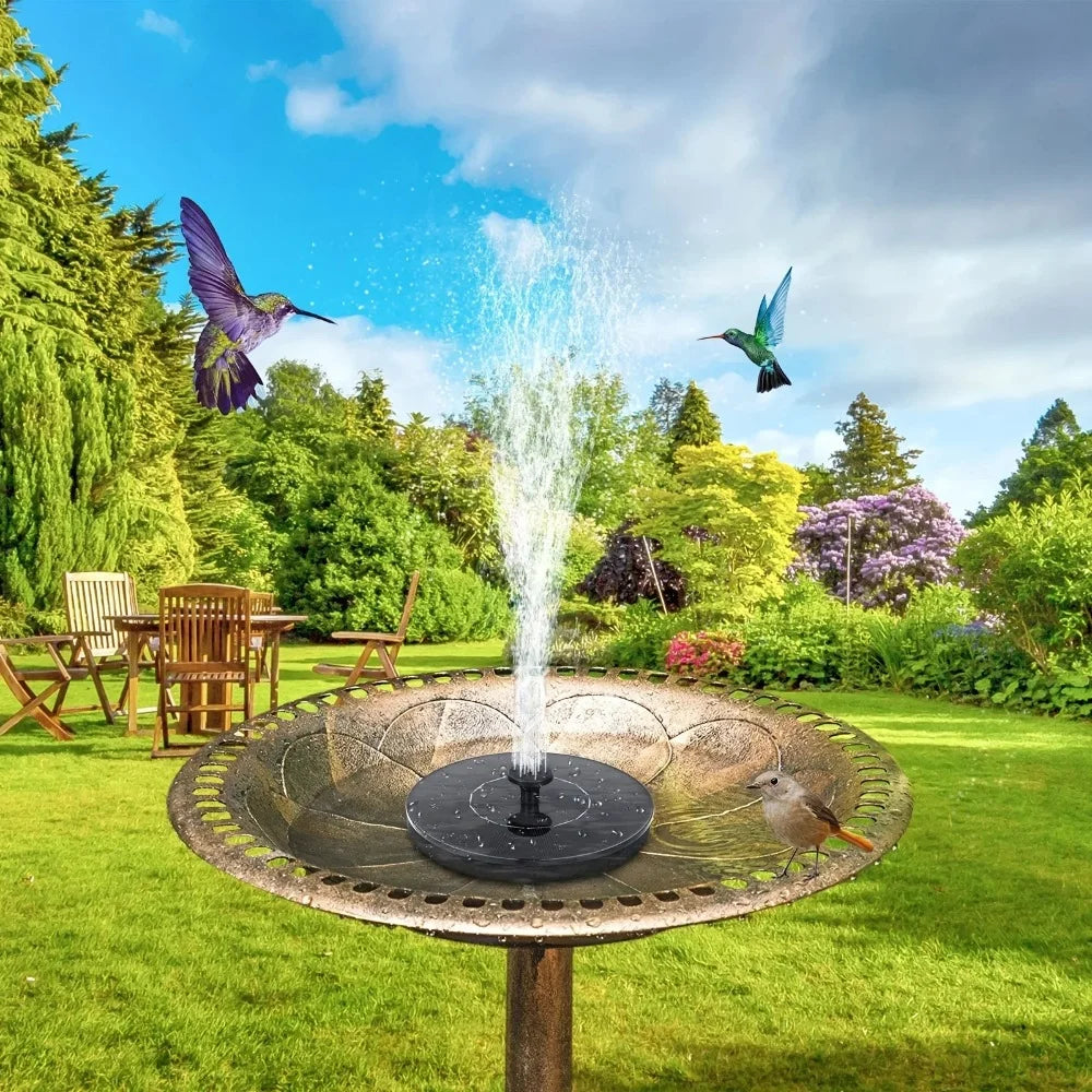 EcoFlow Solar Fountain Pump for Bird Baths and Ponds