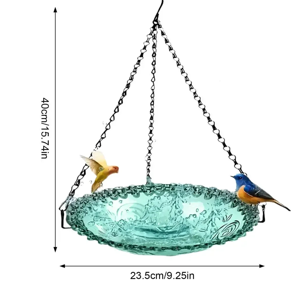 15-inch Hanging Parrot Bath Bowl