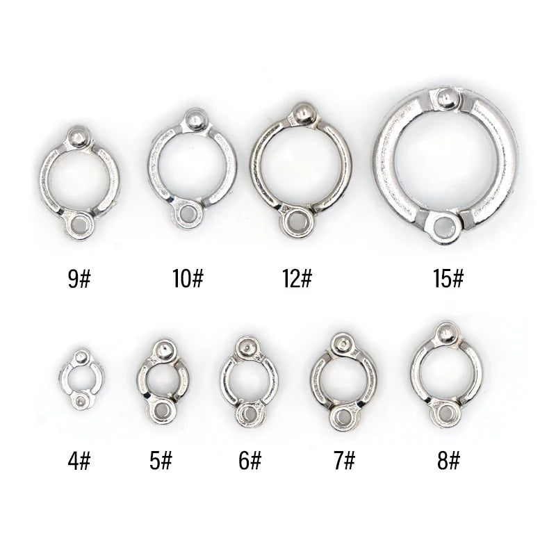 Adjustable Metal Parrot Foot Rings