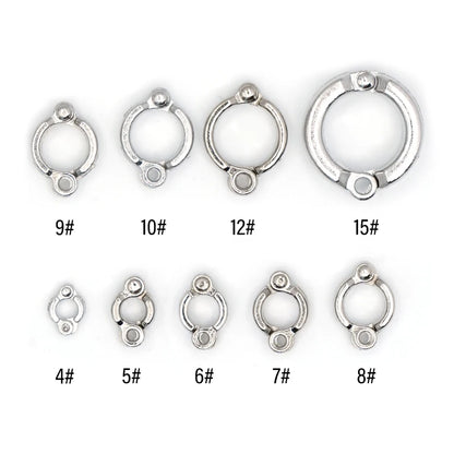 Adjustable Metal Parrot Foot Rings