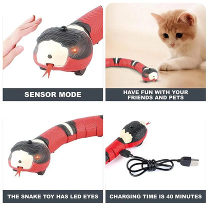 Smart Interactive Cat Snake Toy